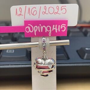 Pandora reveal your love heart spiral dangle